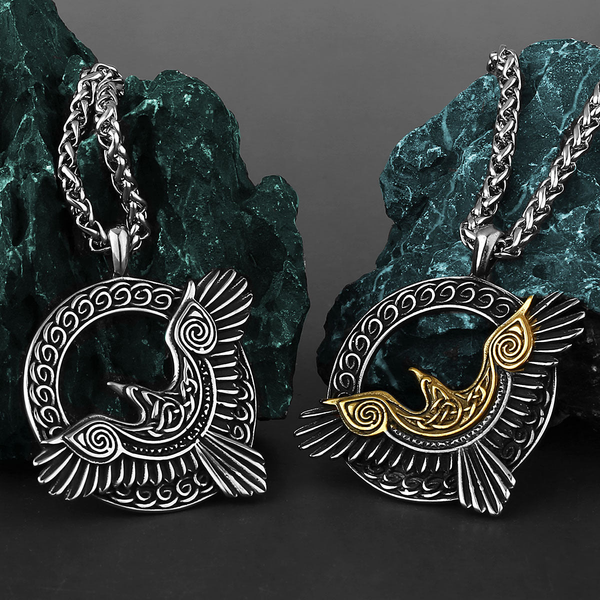 Odin's Raven Necklace Viking Century