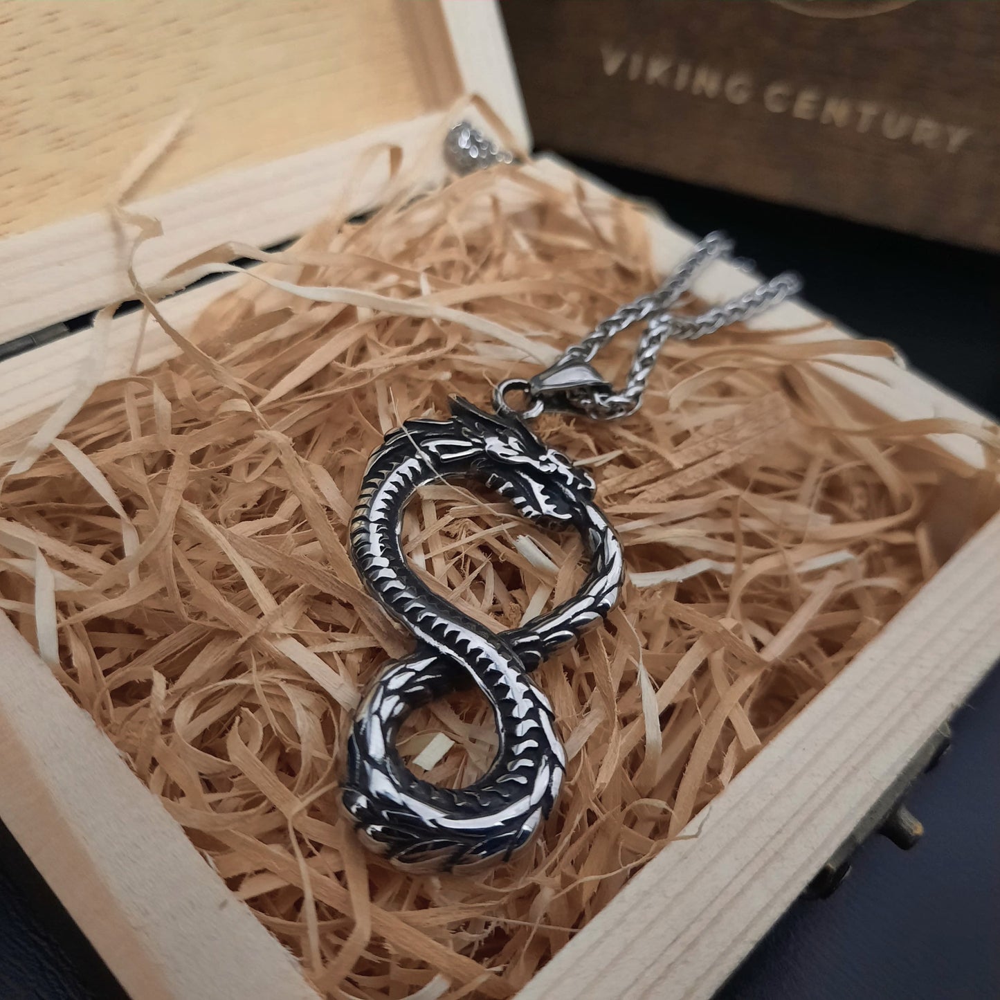 Infinity Dragon Necklace - Viking Century