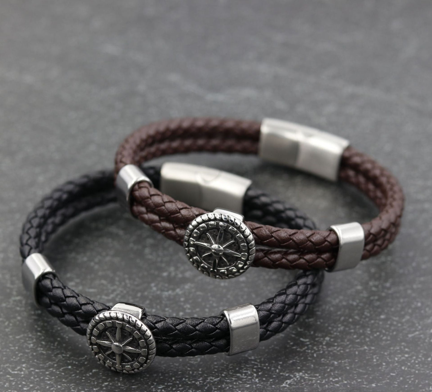 Double Compass Bracelet