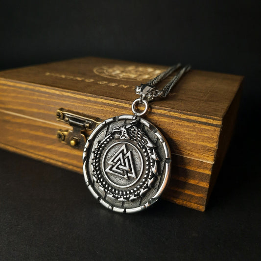 New Valknut Necklace