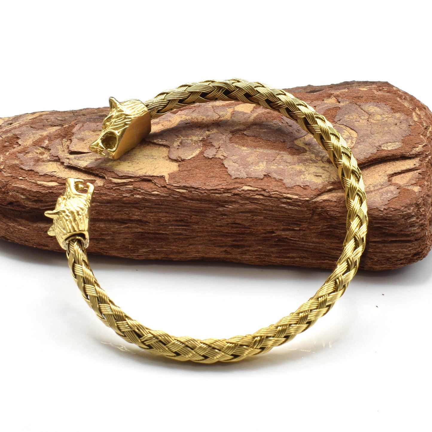 Twin Wolves Bracelet  Viking Century