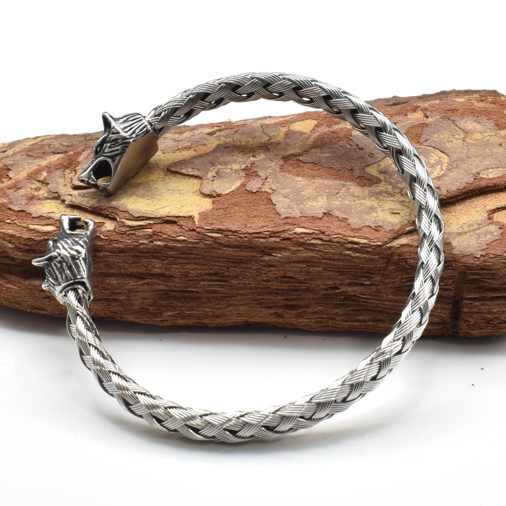 Twin Wolves Bracelet  Viking Century