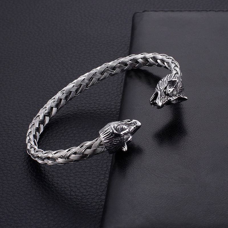 Twin Wolves Bracelet