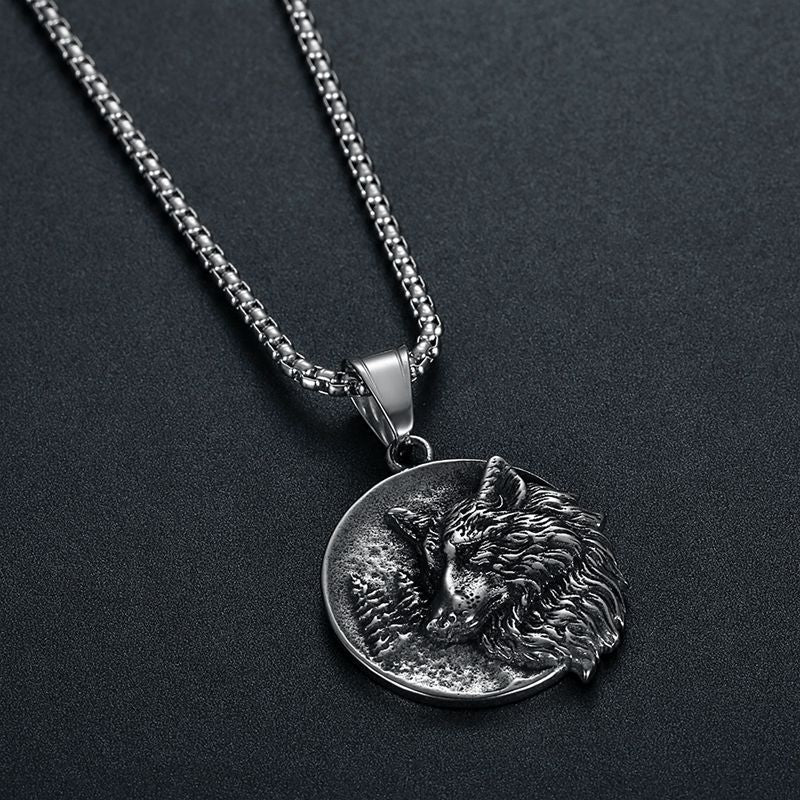 Aven Wolf Necklace