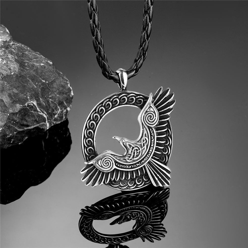 Odin's Raven Necklace Viking Century
