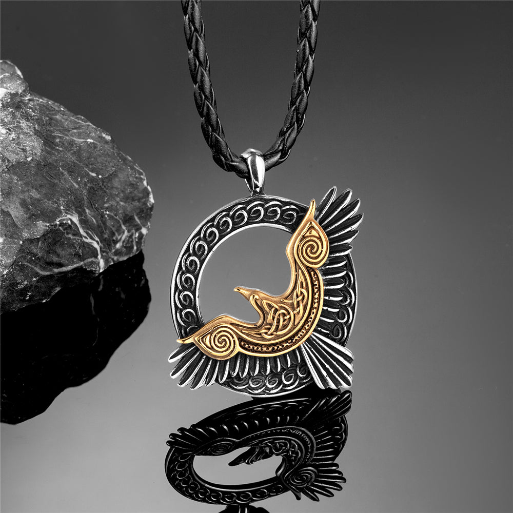 Odin's Raven Necklace Viking Century