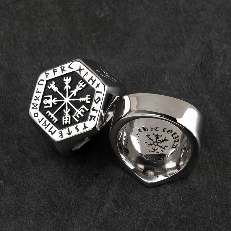 Viking Compass Ring