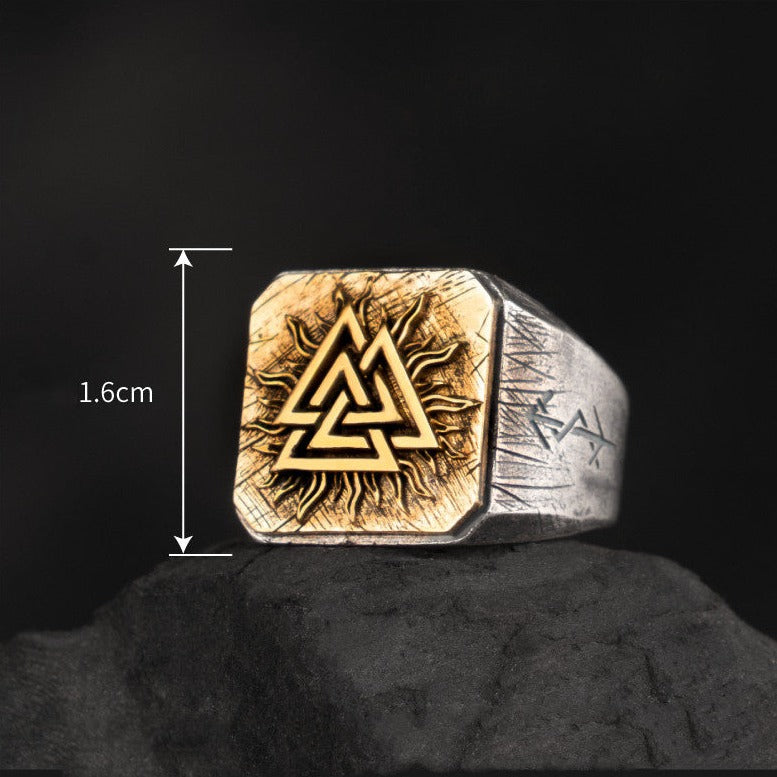 Silver Odin's Knot Ring