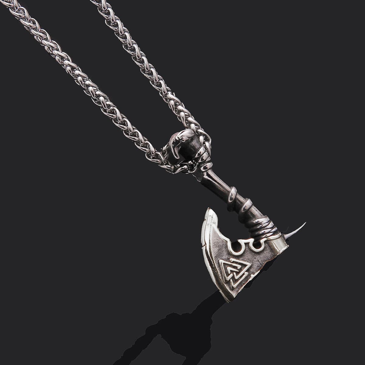 The Valknut Axe Necklace - Viking Century