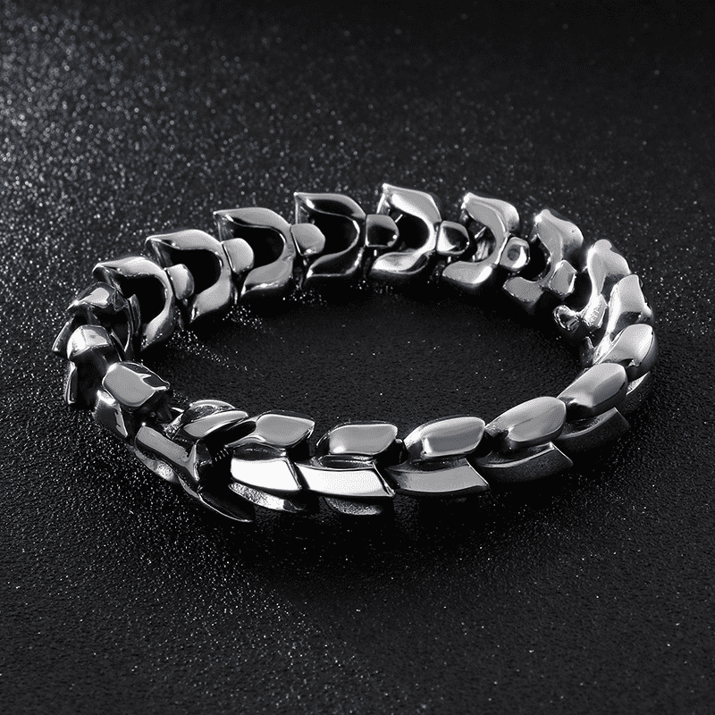 Silver Dragon Bracelet - Viking Century