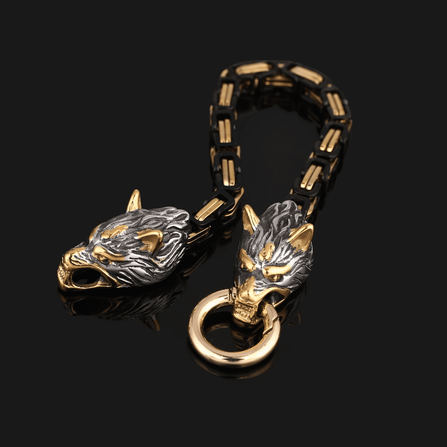 Viking Wolf Emperor Bracelet - Viking Century