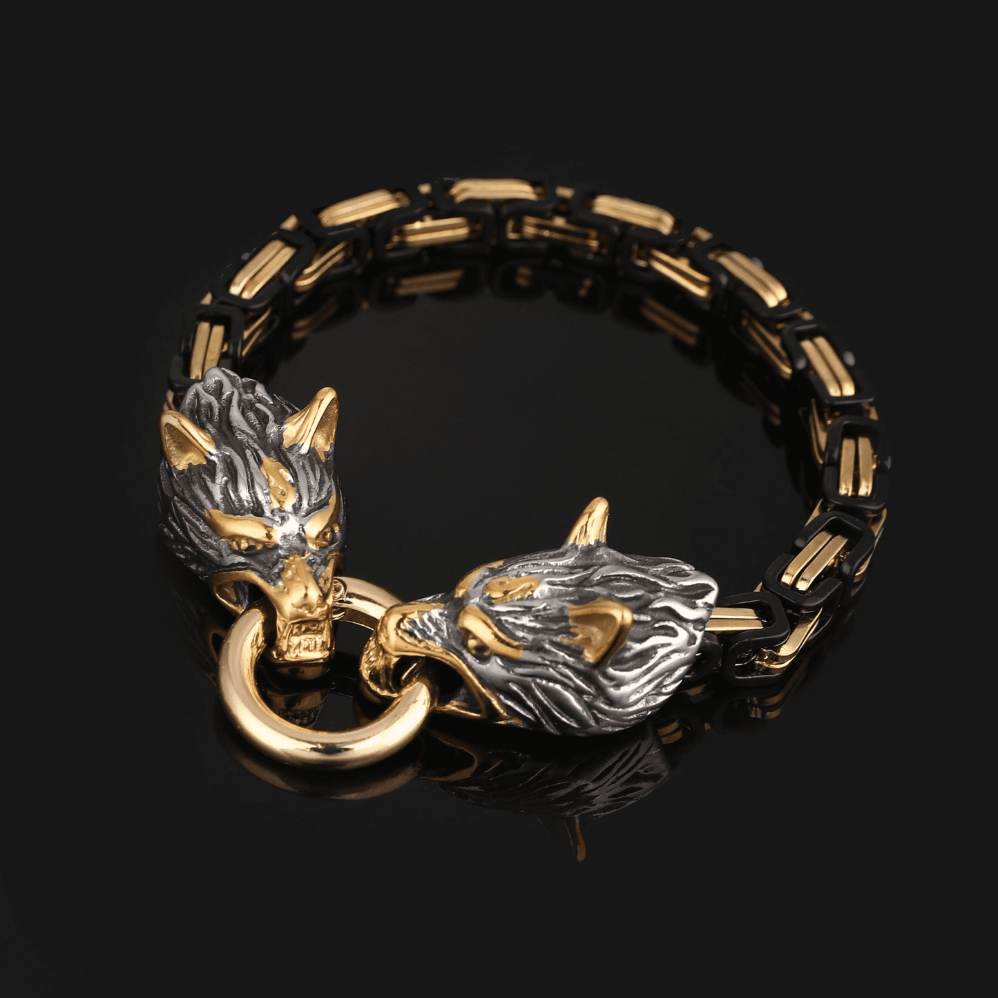 Viking Wolf Emperor Bracelet - Viking Century