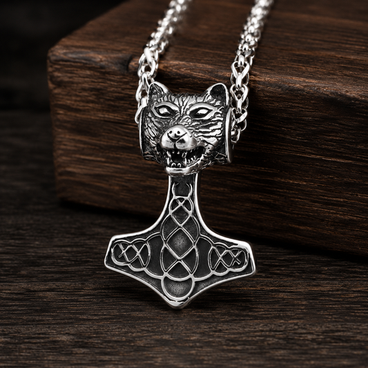 Celtic Wolf Necklace