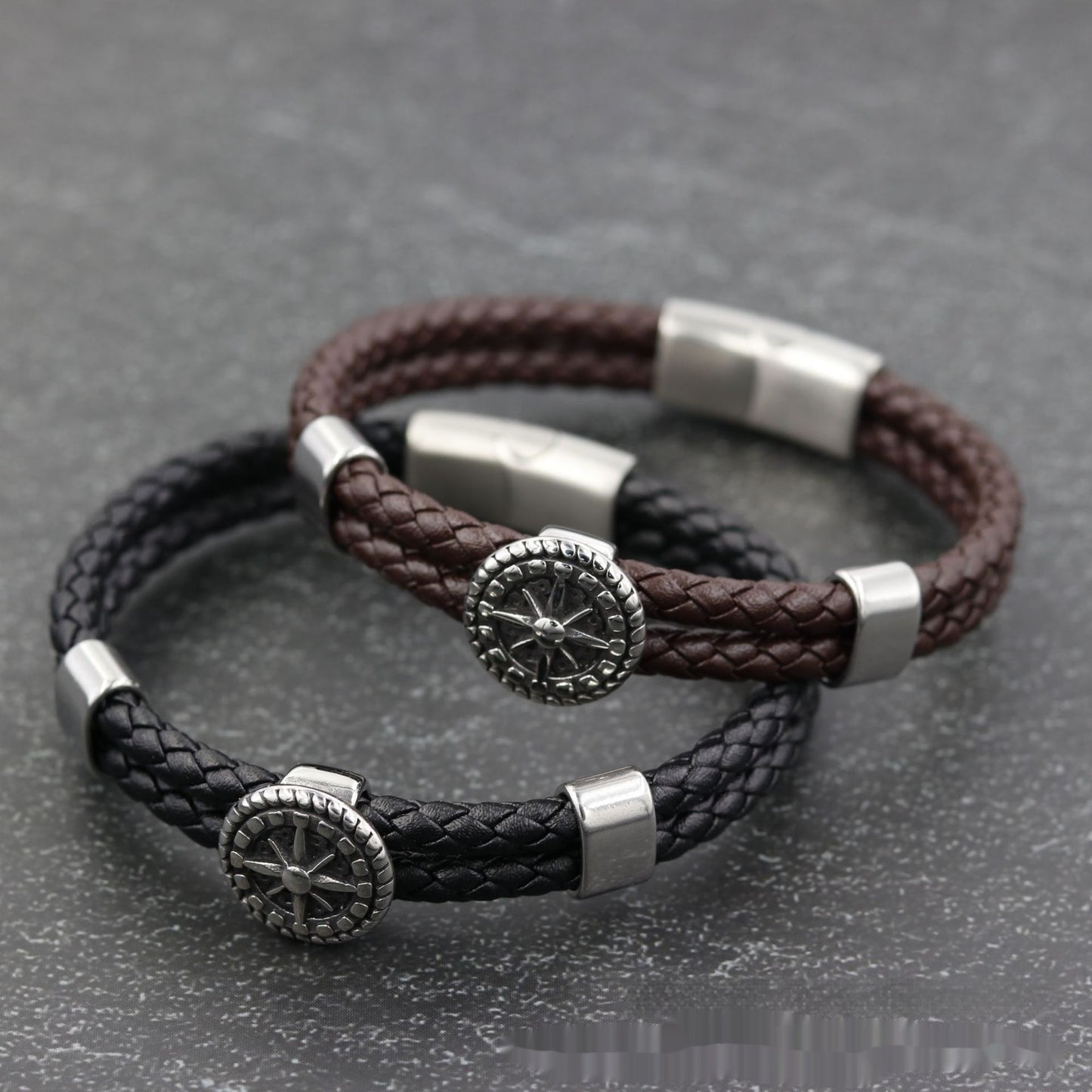 Double Compass Bracelet