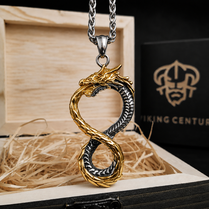 Infinity Dragon Necklace