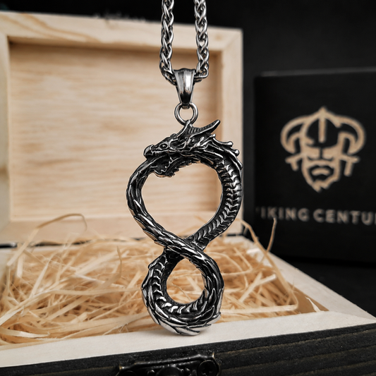 Infinity Dragon Necklace