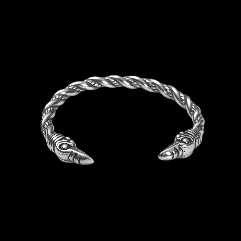 Raven's Vow Bracelet | Viking Men Jewelry