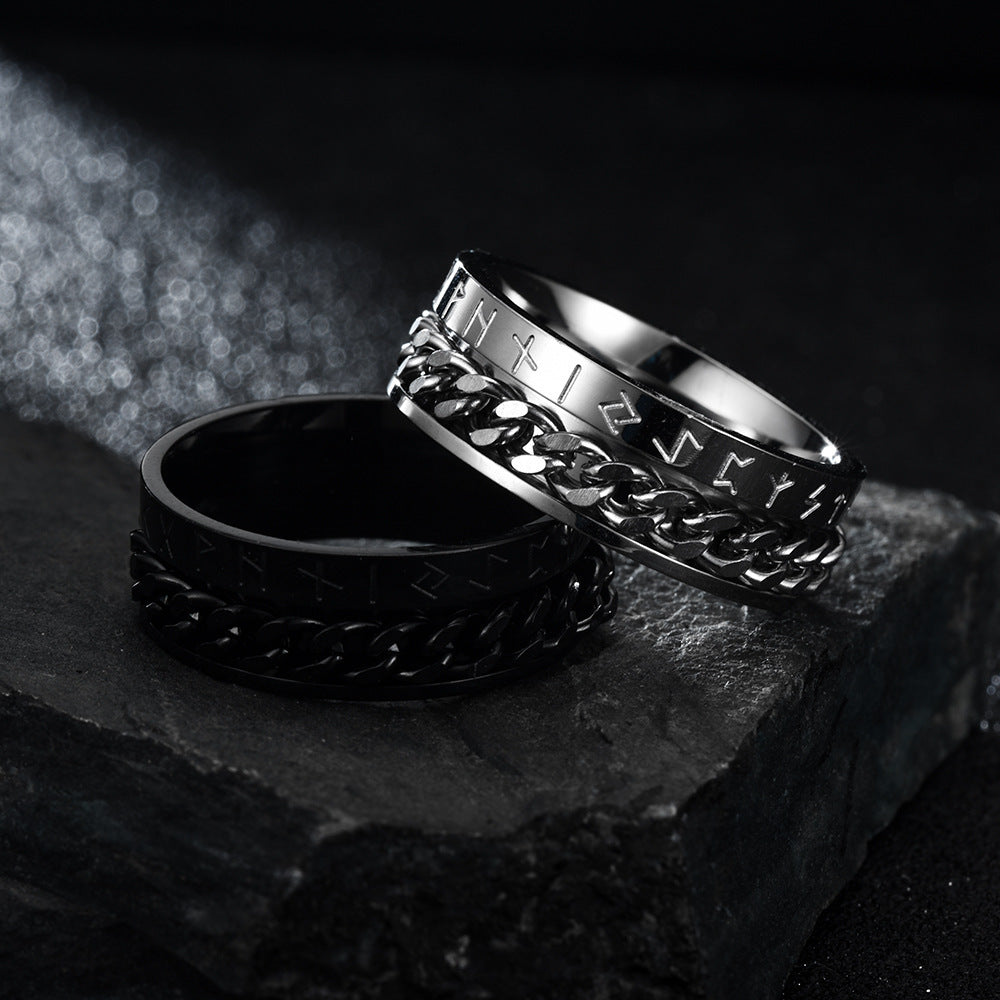 Runic Chain Ring