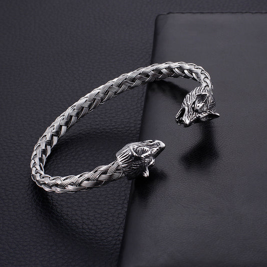 Twin Wolves Bracelet