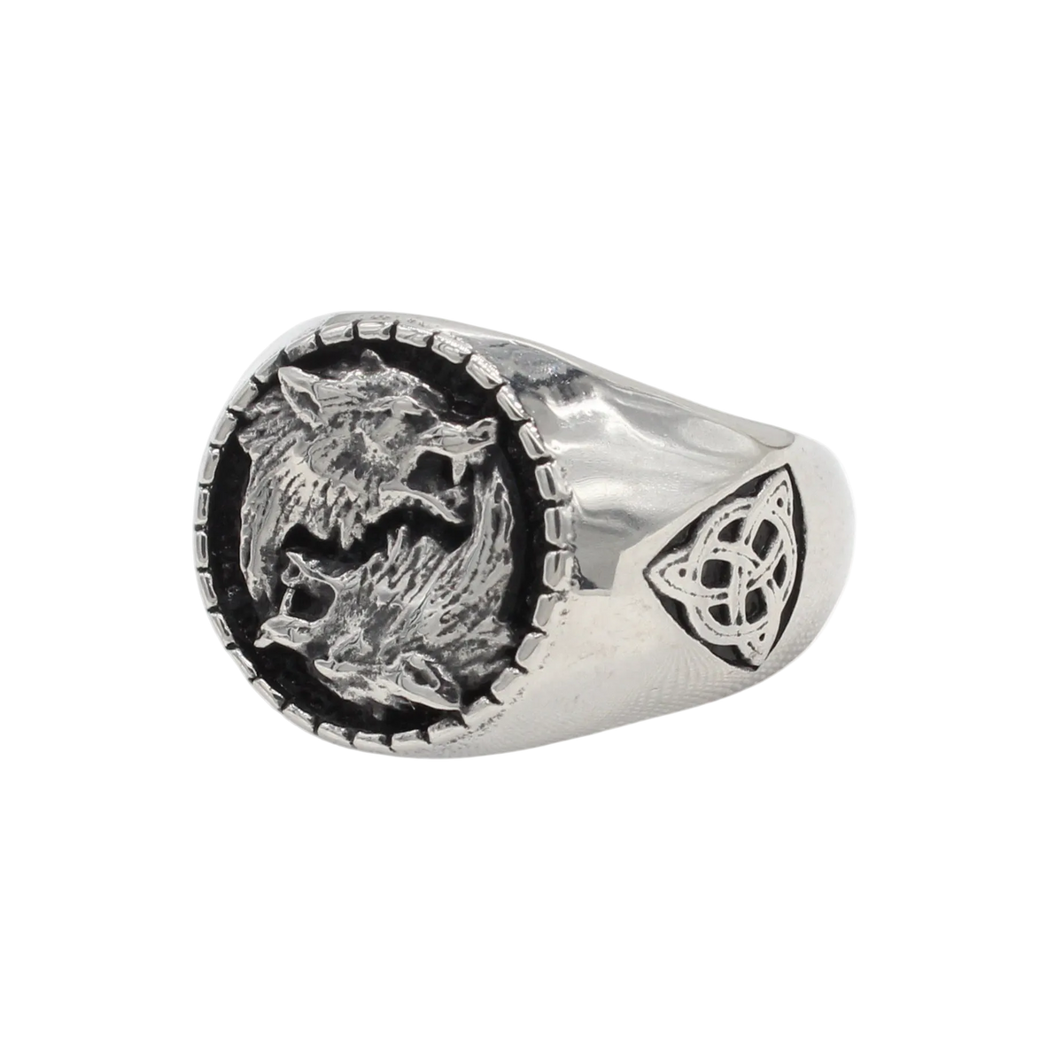 Twin Wolfs Ring