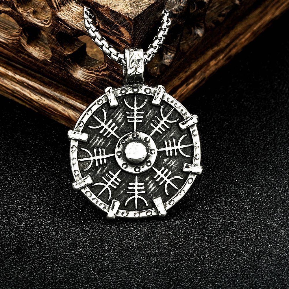 Vegvisir Shield Necklace