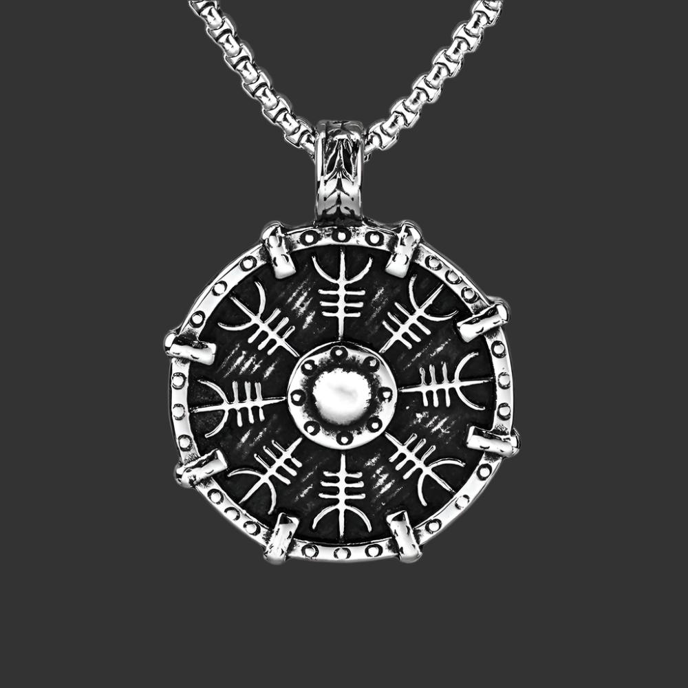 Vegvisir Shield Necklace