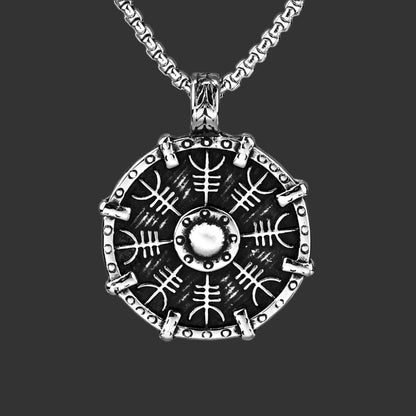 Vegvisir Shield Necklace