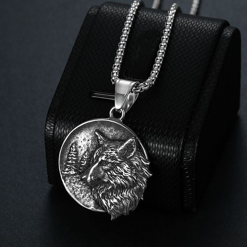 Aven Wolf Necklace