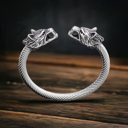 Double Wolf Bracelet