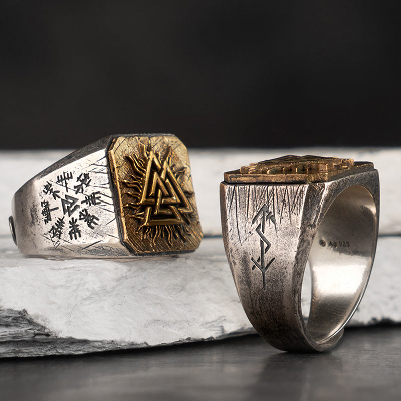 Silver Odin's Knot Ring