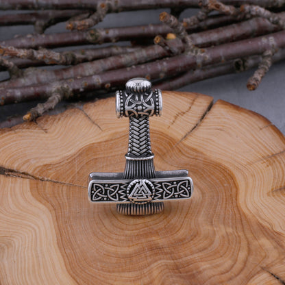 Valknut Hammer Necklace