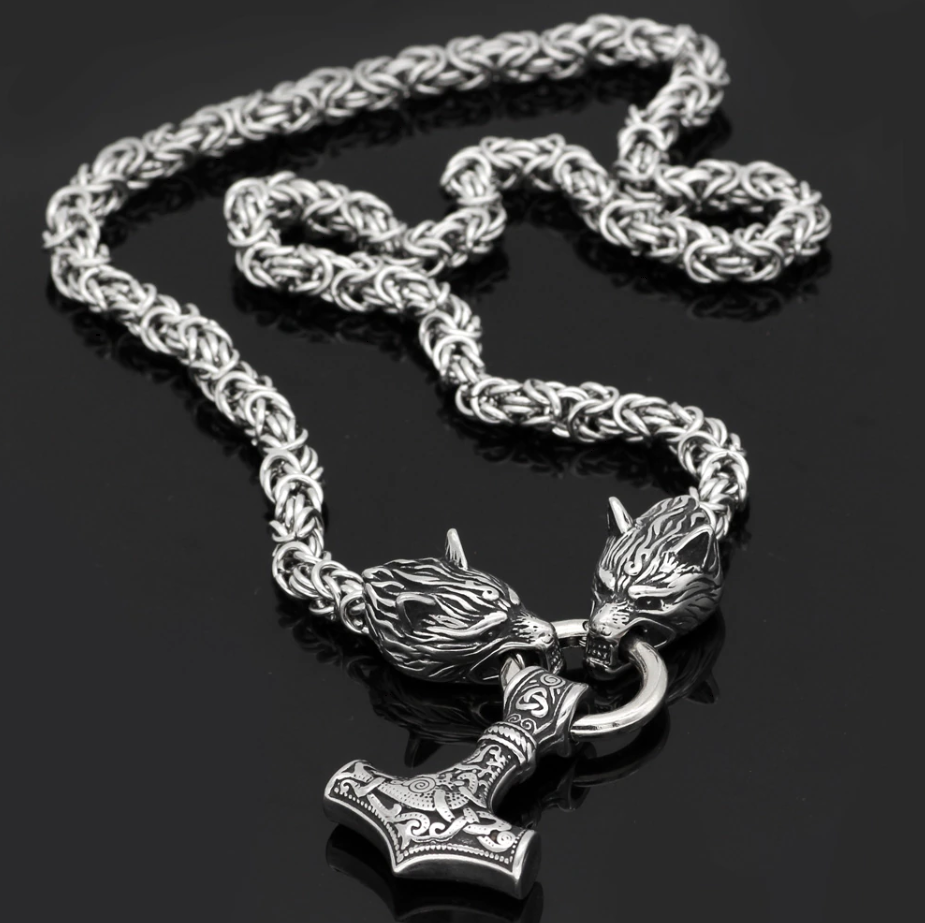 Thor's Hammer Protectors Necklace - Viking Century