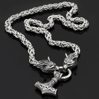 Thor's Hammer Protectors Necklace - Viking Century